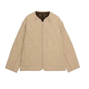 Zara Tan Quilted Jacket